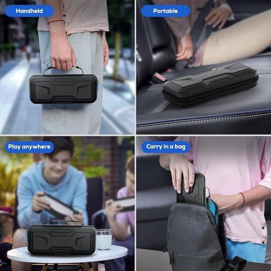 Game Console Protective Case - Handheld Game Console Carrying Case - Protective Hard Shell Portable Case - Travel Case and Full Protection