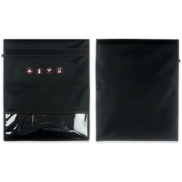 Signal Blocking Bag – Faraday Pouch för Signal Blocking Device – Faraday Cage Protection för Laptop, Tablet, Bilnycklar, Stor Faraday Bag för