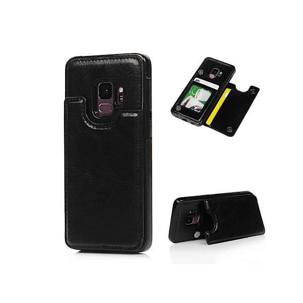 Stilsäkert Plånboksskal (M-Safe) för Samsung Galaxy S9 Rosa Rosa