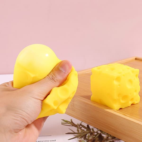 Ost Squishy Sanselegetøj, Blød Klemme Fidget til Stresslindring