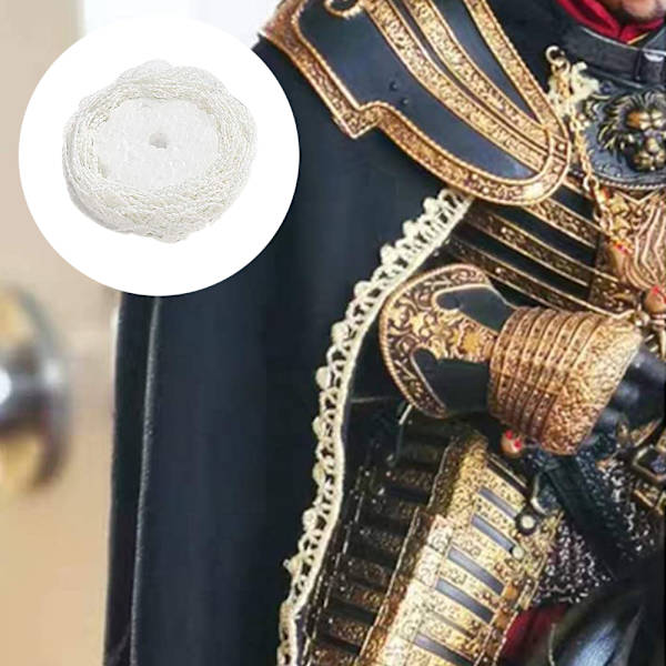 Spetsband i spets, vit spetsband, 15 meter, virkad syband i spets för hantverk, olika sorters hålsömsspetsrullar för gör-det-själv, svart