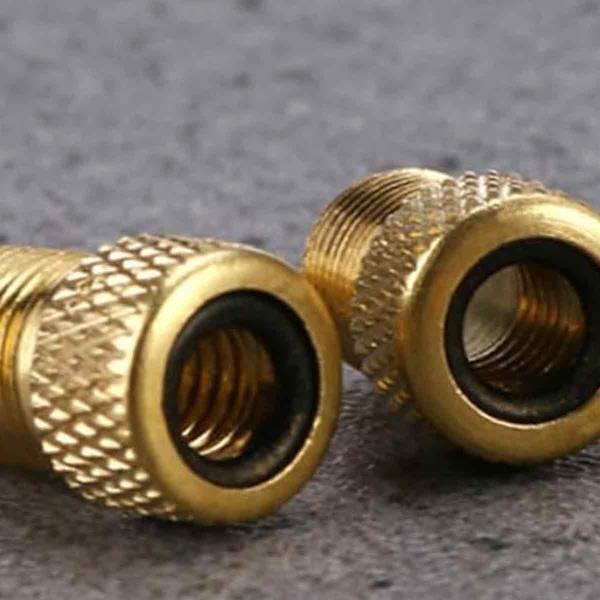 4-pack cykelventil adaptrar, adapterhjulventil med tätningsringar, ventiladapter cykel, cykel Presta ventiladapter för mountainbikes,