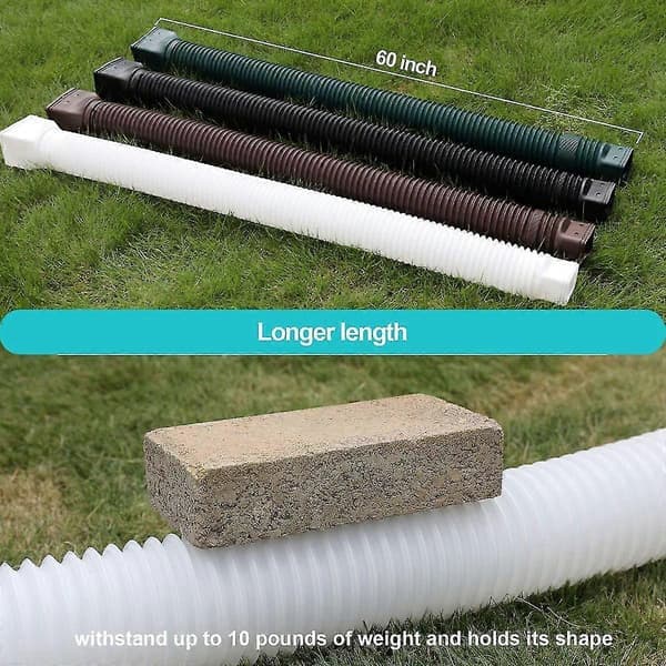 1 pc Flexible Downspout Extender, Downspout Extender Diverter Extendable From 53 To 152 cm