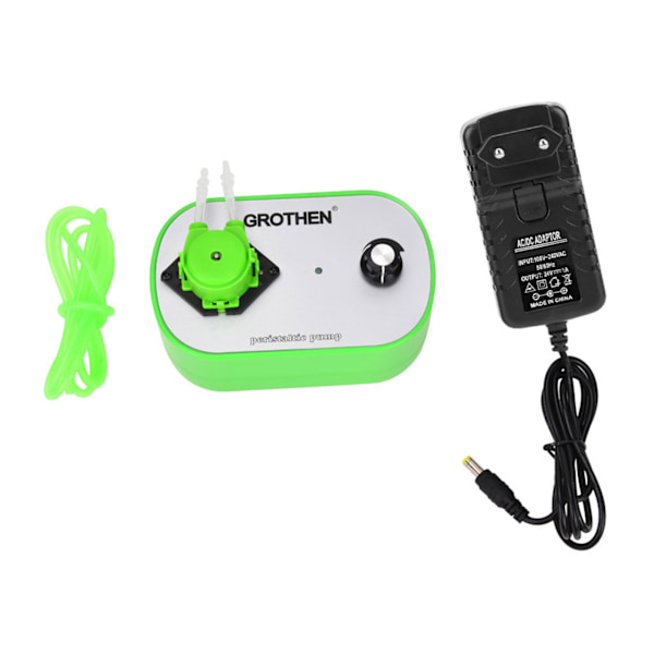 Peristaltisk vätskepumpsdoseringsenhet med justerbar hastighet 100-240V EU-kontakt 19-120ml/min G628-1-3