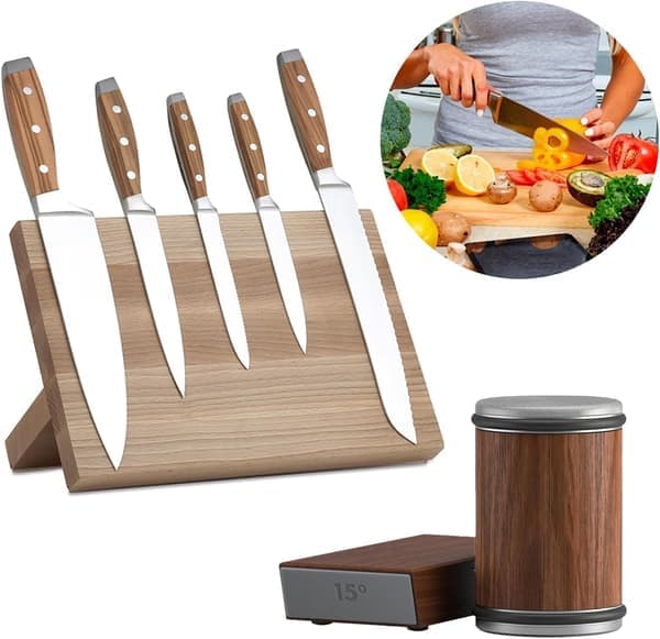 Rolling Knife Sharpening Tool Edge Sharpening Kit with Industrial Diamond Sharpening Stone Suitable for Steel of All Hardnesses.