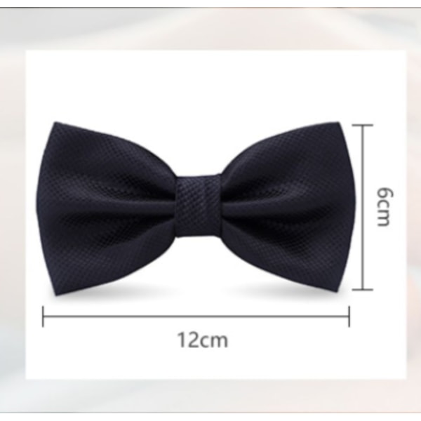 Elegant förbundna flugor formell smoking fluga set med justerbart nackband för män och pojkar (6 st) -ST-A