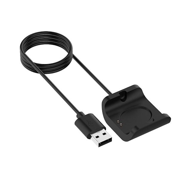 100cm/39 tum svart laddningskabel för Amazfit Bip S A1916 smartwatch-laddning