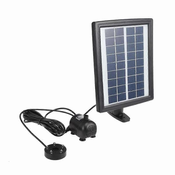 LED Solar Powered Fountain Water Pump Kit with Battery