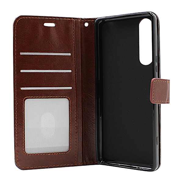 Crazy Horse Wallet Sony Xperia 5 IV (XQ-CQ54) 5G Svart Svart