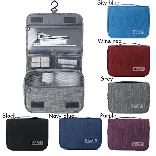 Rese-necessär Kosmetisk organizer WINE RED Wine red Wine red
