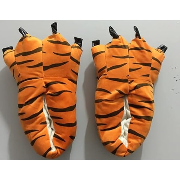 Unisex Klosstövlar Djur tass tofflor Kyckling Fågel fot tofflor Ko Tiger Giraff tofflor，L
