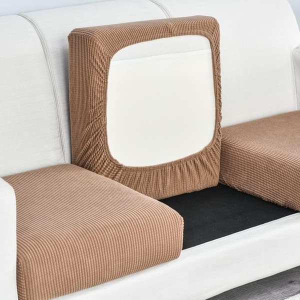 3 st soffkuddfodral Högstretch Individuella sittkuddfodral Sofföverdrag Soffkuddfodral Kamel Camel