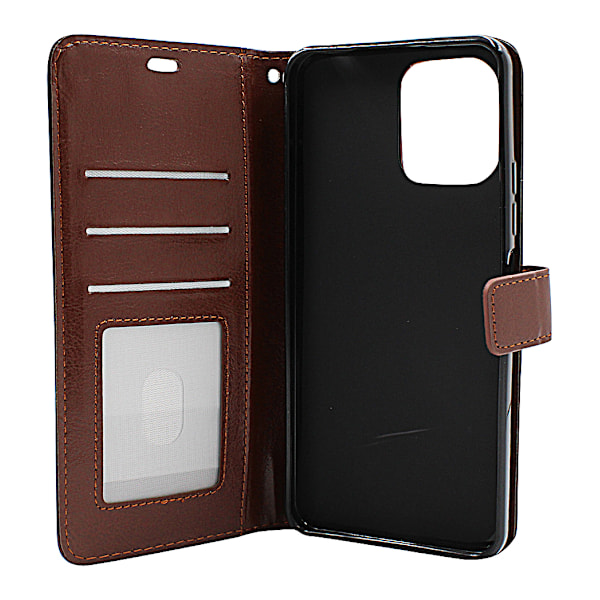 Crazy Horse Wallet Xiaomi Redmi 12 5G Grön Röd