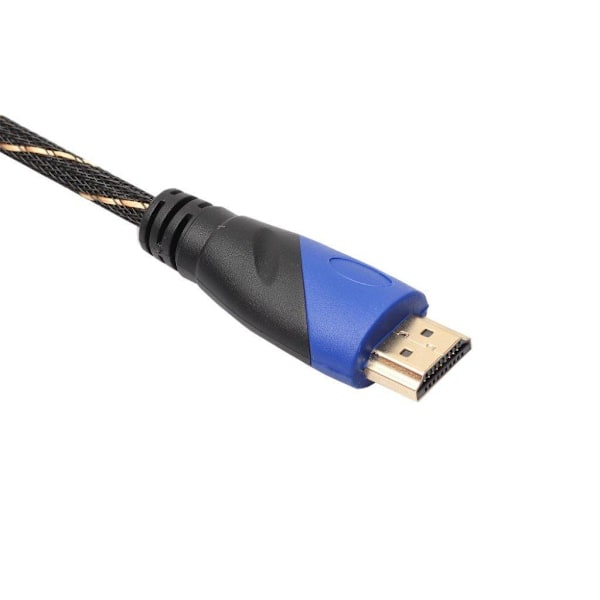 HDMI kabel i 0.5M mesh lager flätad V1.4 AV HD 3D for PS3 Xbox HDTV 1080P Blå