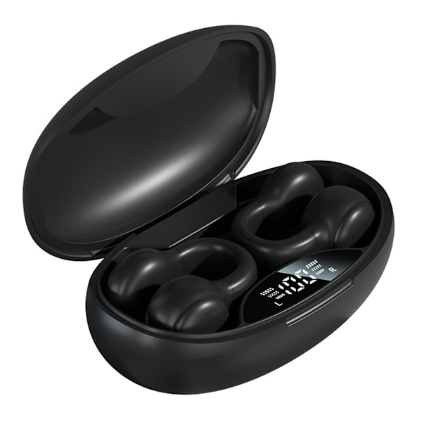 Bluetooth trådlösa öronsnäckor öronsnäcka headset benledning hörlurar Bluetooth 5.3 öppen öronklämma, klämma på sport trådlösa öronsnäckor vattentät yttre