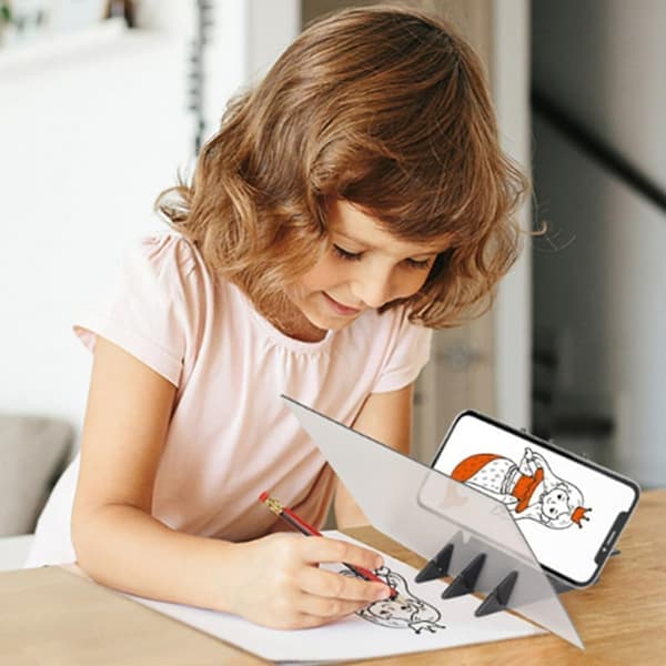 Optical Copy Drawing Board Sketch Image Reflection Drawing Board DIY Tracing Sketch Board Beginner Drawing Copying and Tracing.