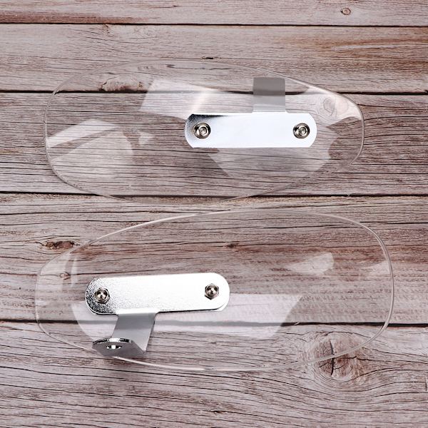 10mm/0,4 tum Universal Motorcykel Hand Guard Vindavvisare Skydd Passar för HondaTransparent