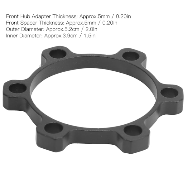 100-110MM Mountainbike Framgaffel Boost Navkonverteringscykel Bromsskiva Konverteringsbas