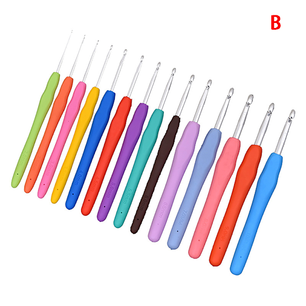 Multi Colors Virknålar Garn Stickning s 2-8mm Random Colors Random Color 2.5MM Random Color 2.5MM