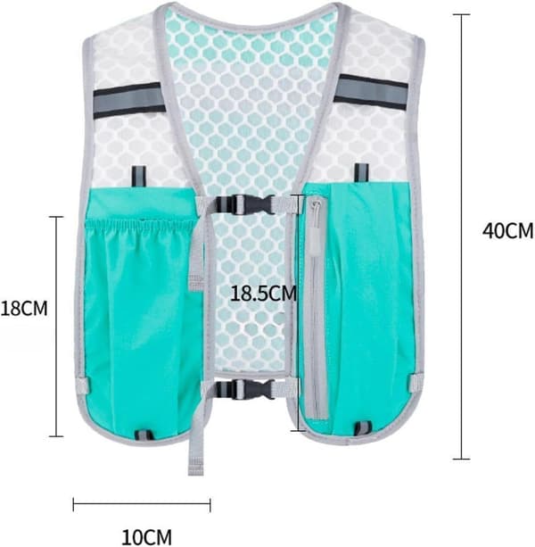 Hydration Running Vest, Breathable Adjustable Running Backpack, Lightweight Water Pack for Camping, Cycling, Jogging, Mountaineering