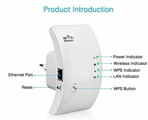 Wireless Repeater/Extender 300 Mbps Amplifier Long Range Signal Booster Access Point (Color: D)