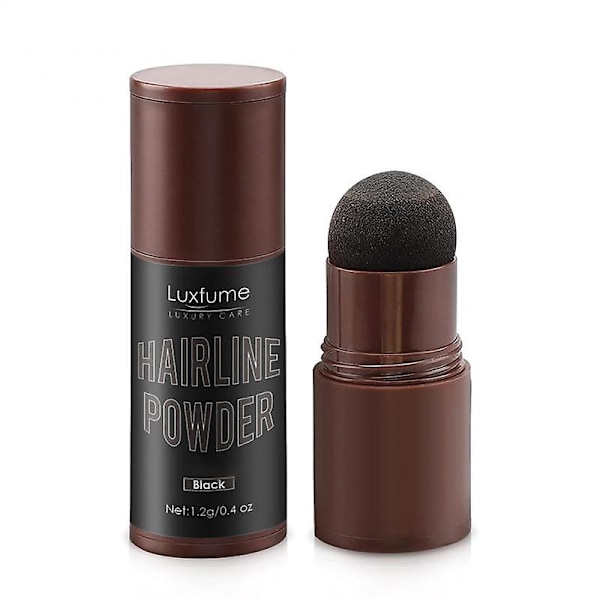 Vattentätt hårlinje pulver i hårfärg Kantkontroll Hårlinje Skuggmakeup Hårconcealer Root Cover Up Unisex hårsmink C black C black