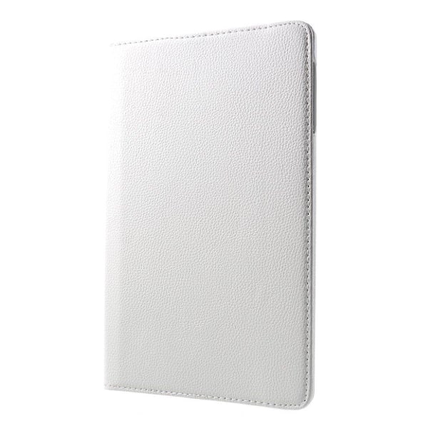 Samsung Galaxy Tab A 10.5 skyddsfodral syntetläder plast stående positioner - Vit Vit