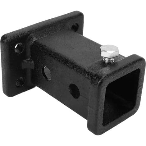 2-inch Trailer Hitch Receiver Adapter - Cast Steel - Compatible with Standard Hitches - Quick Installation Without Modification