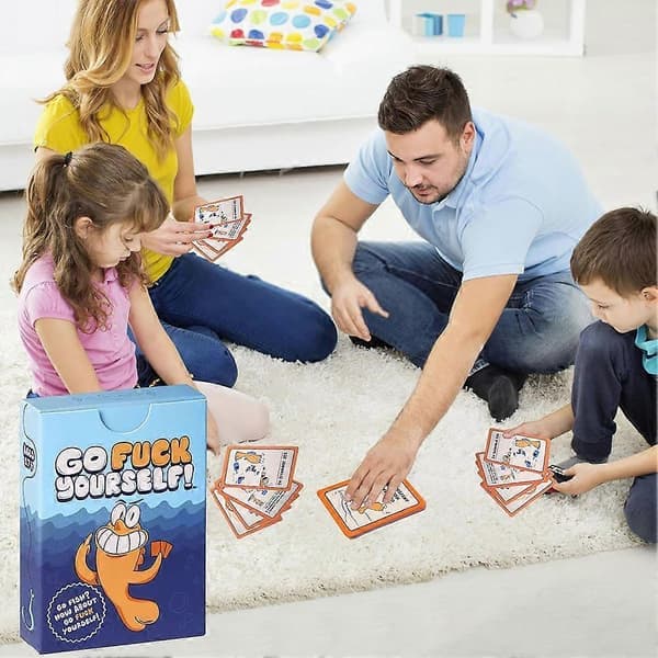Aikuisten Go Fish -peli, jonka olet aina halunnut - Hilpeä korttipeli perhejuhliin, 3 kpl