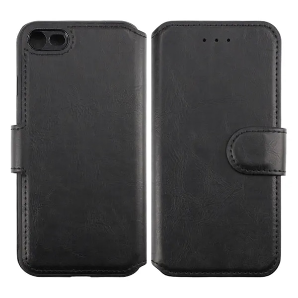 iPhone 7/8/SE 2020 Plånboksfodral med Extra Kortfack Rvelon - Svart Svart