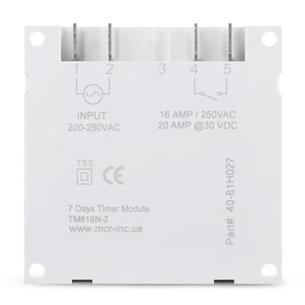TM618SH-1 1 sekund ugentlig programmerbar digital timer tænder og slukker automatisk mikrocomputer