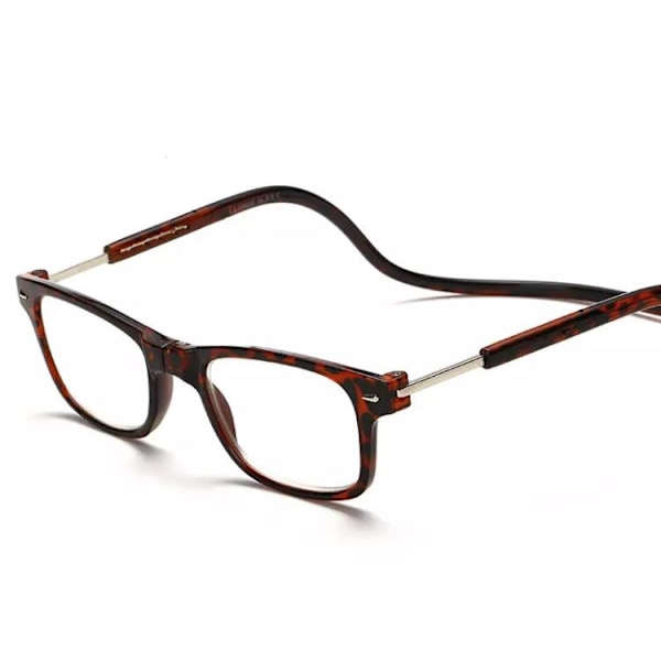 Läsglasögon med Smart-funktion (Ställbara) Leopardmönstrat 3.0 Leopardmönstrat 3.0