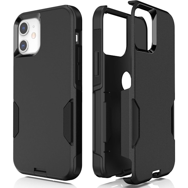 Fodral för iPhone-serien – Designat för iPhone 12-fodral och iPhone 12 Pro-fodral, Premium stötsäkert fallskyddande skyddsfodral för 6,1 tum (iPhone