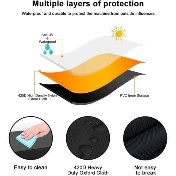 Cover for Dolphin Robotic Pool Cleaner, Pool Robot Cover with Drawstring, Handle, Pockets and Reflective Strip, Dustproof