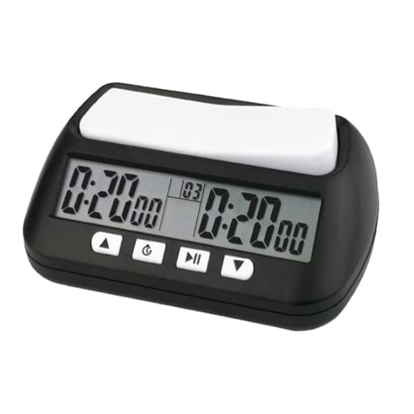 Chess Basic digital sjakkur og spilltimer, klokke digital klokke