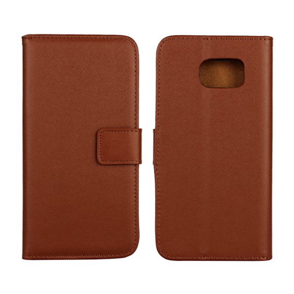 Samsung Galaxy Note9/Note8/J6 plånbok skal fodral skydd skinn - Orange Samsung Galaxy J6 Orange Samsung Galaxy J6