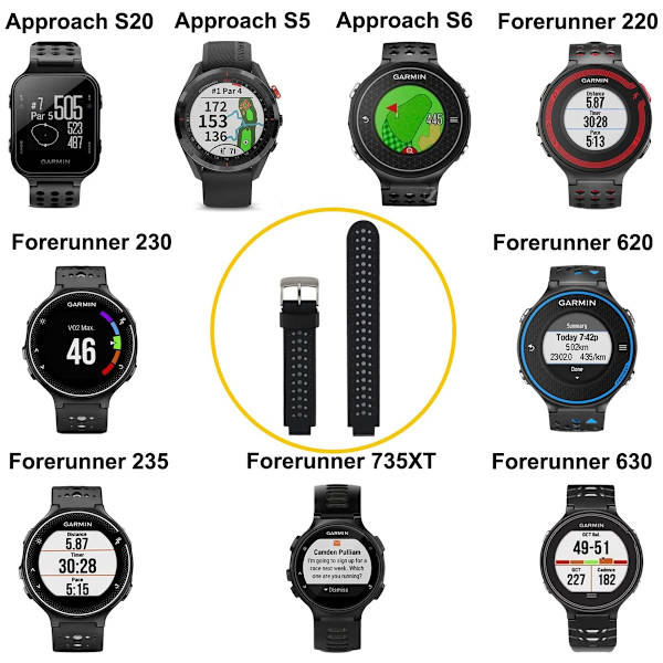 Färgglada armband för Garmin Approach S20 S5 S6 klockor, ersättningsarmband, tillbehör för Approach S20 smartwatch