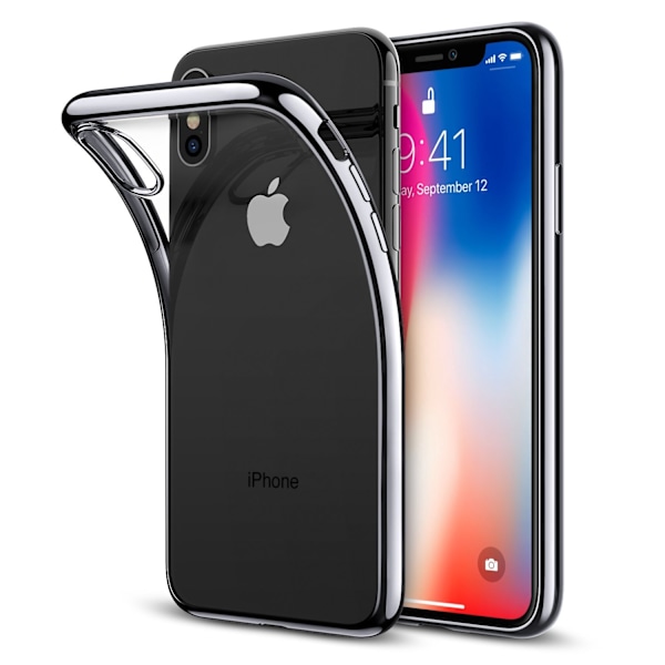 Genomskinligt Slimmat Skal iPhone 6/7/8/X/11/12/13 X/Xs X/Xs