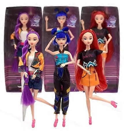 3-pack 30 cm Kpop Demon Hunters-dockor - Rumi, Mira 3pcs