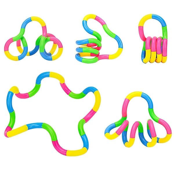 2-pack Tangle Twist Fidget Toy / Sensorisk leksak Flerfärgad