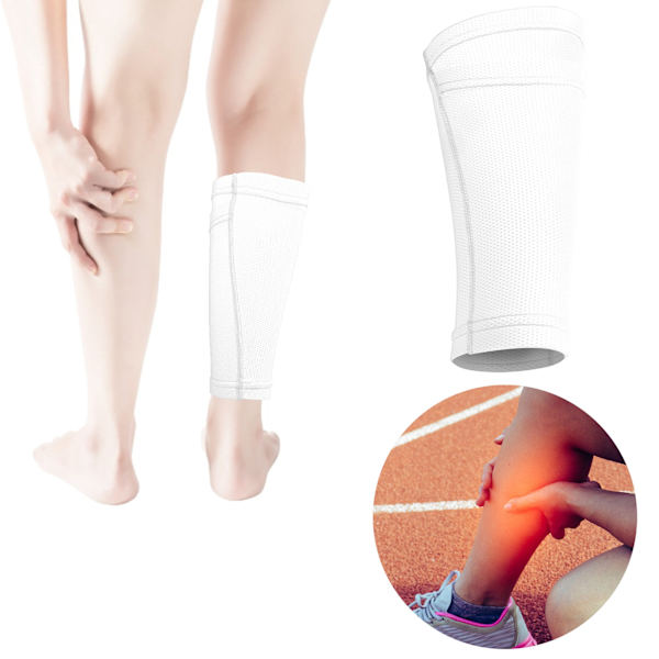 Fotbollsskydd Sock Leg Performance Support Fotboll Kalv Sleeves Ben Guard Sock Vuxen / L