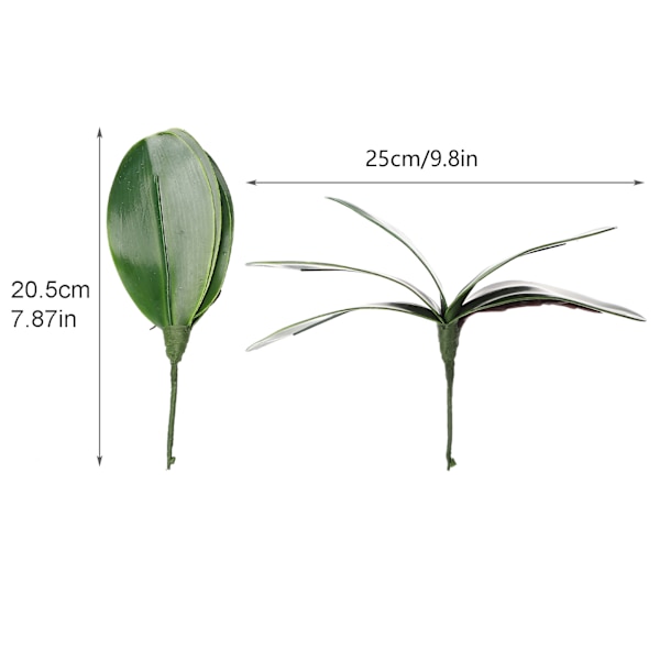 Phalaenopsis blad orkidé blad bröllop hem dekoration simulering växter