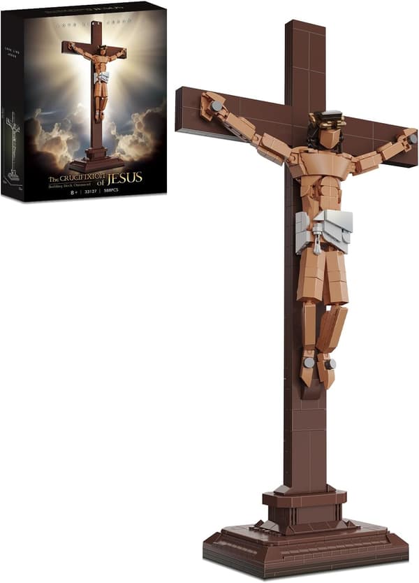 Langfredag Jesusfigurer Modell Kreative Sett Leker DIY Møbeldekorasjon Ornamenter