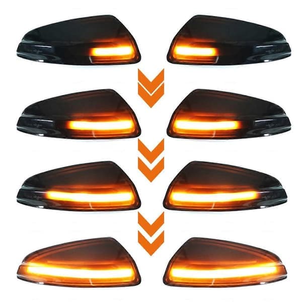 LED Dynamisk Blinklys Sidespeilindikator for C-klasse W204 S204 W639 ML W164