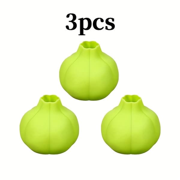 Silicone Garlic Peeler, Easy and Fast Peeling Tool for Kitchen Food, Convenient to Clean Kitchen Gadget 3pcs