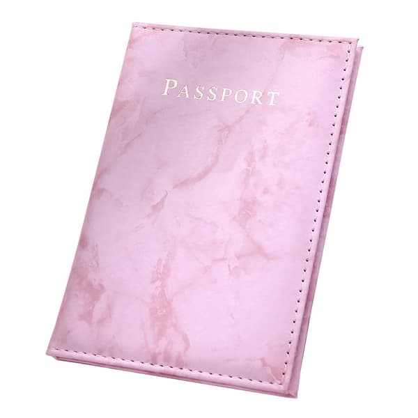 Pasomslag Pasindehaver Rosa Marmor rosa pink