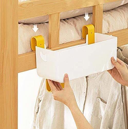 Bedside Shelf for Dorm, College, Bunk Bed, Plastic, Bed Shelf for Phone, Glasses, Bottle