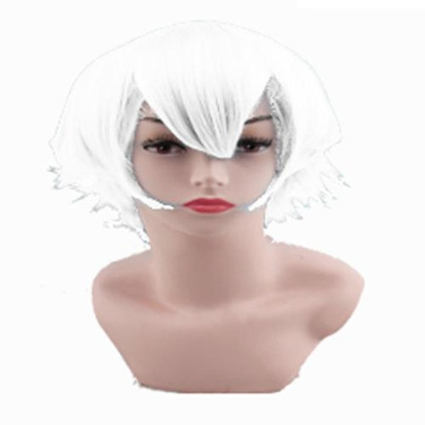 Peruk Cosplay/Anime inkl. perukmössa & löshårskam Orange Orange