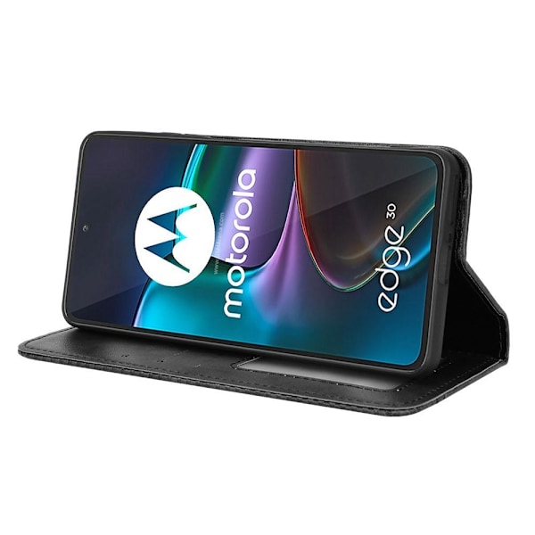 Motorola Edge 30 5G Plånboksfodral  - Svart Svart