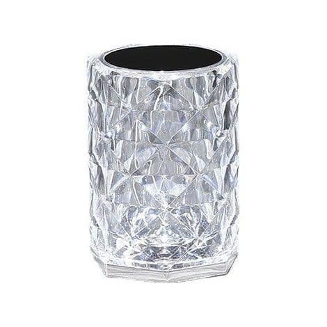 LED Crystal Lamp, Diamond Crystal Table Lamp with 3 Color Changing Touch Control, Bedside Lamp with USB Cable, 913cm